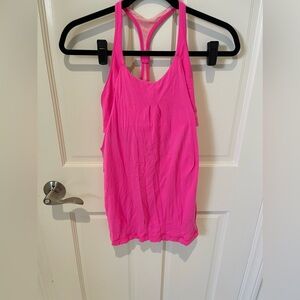 Bright pink Lululemon workout top size 6